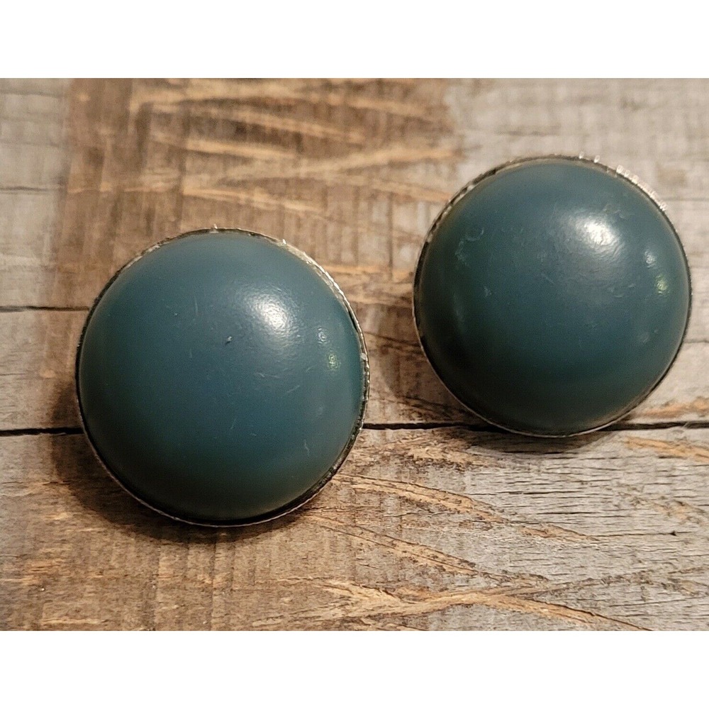 VINTAGE SARAH COVENTRY ROUND CLIP-ON EARRINGS - Nice - Picture 3 of 12